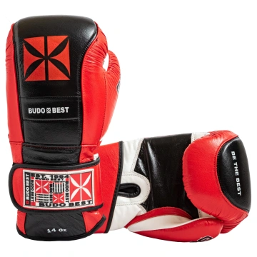 Mănuși de box Budo Best Bellum – piele naturală premium, gel protector și design elegant