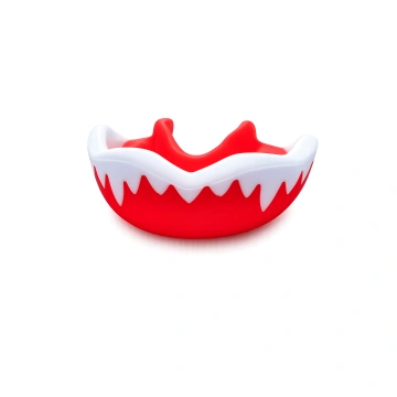 Protecție Dentară Vampir Budo Best YE-026-2C cu Cutie – Alb/Negru, Alb/Albastru, Alb/Roșu | Mouthguard pentru Box, Kickboxing, MMA și Arte Marțiale