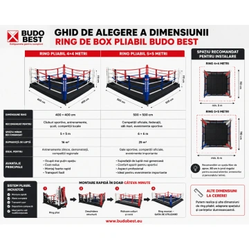 Ghid de marimi ring de box pliabil Budo Best