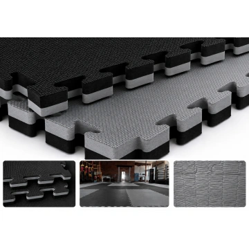 Saltele tatami pentru karate / taekwondo<span> - </span>Negru/Gri, 2.5 cm