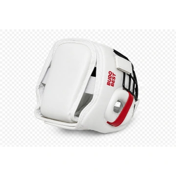 Cască Kyokushin Budo Best albă – protecție spate cap și sistem de fixare Alba