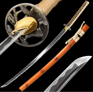Handmade katana - ZS-9279, confecționată manual din oțel carbon 1060.
