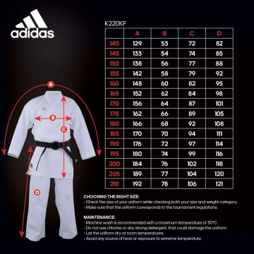 Karate Uniform "KUMITE" - K220SK (PB)