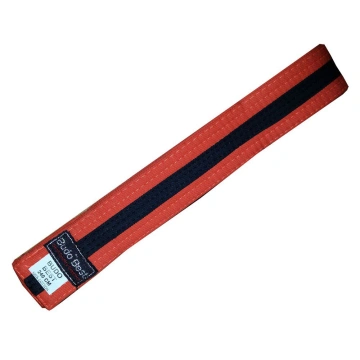 Centura BJJ Portocaliu/Negru - 4 cm