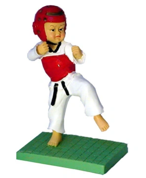 Figurina Taekwondo - Protectii Rosii