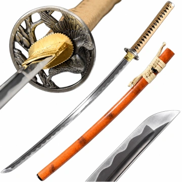 Handmade katana - ZS-9279, confecționată manual din oțel carbon 1060.