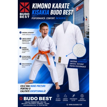 Kimono Karate KISEKI UltraLight Budo Best – Material Texturat Premium, Confort Superior