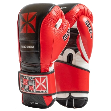 Mănuși de box Budo Best Bellum – piele naturală premium, gel protector și design elegant