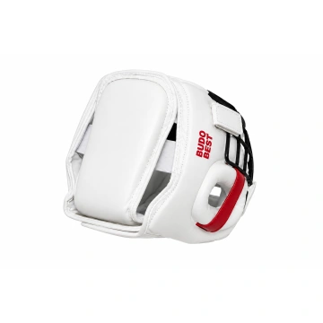 Cască Kyokushin Budo Best albă – protecție spate cap și sistem de fixare Alba
