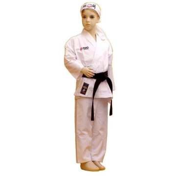 Costum Karate Karategi „Edo Haru” Alb, Bumbac 100%