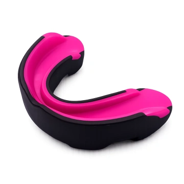 Protecție Dentară Budo Best YE-026-2B cu Cutie – GalbenNegru și NegruRoz  Mouthguard pentru Box, MMA, Kickboxing și Muay Thai