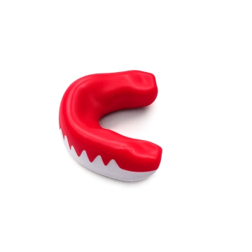Protecție Dentară Vampir Budo Best YE-026-2C cu Cutie – Alb/Negru, Alb/Albastru, Alb/Roșu | Mouthguard pentru Box, Kickboxing, MMA și Arte Marțiale