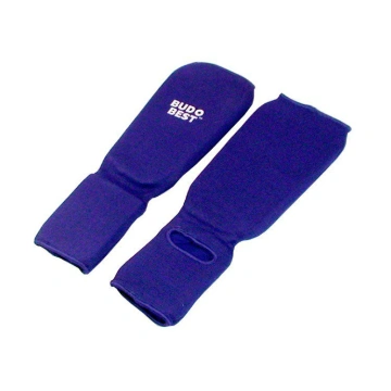 Tibiere ciorap cu protectie metatarsiene din polycotton, semielastice – Albastru