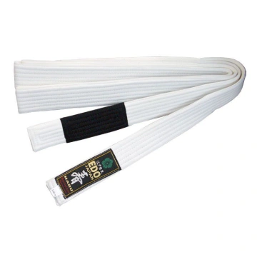 Centura BJJ Alb/Negru