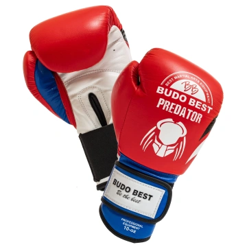 Mănuși Box Piele Naturală Budo Best Predator – Performanță & Durabilitate – Roșu