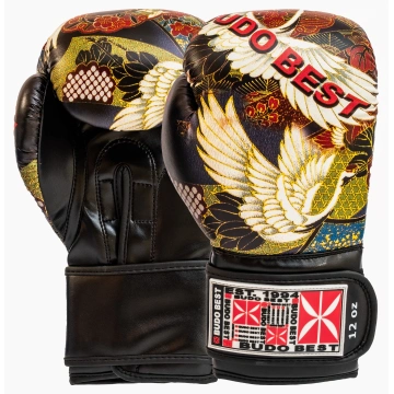 Mănuși de box Budo Best Stampa – piele artificială premium și print digital unic
