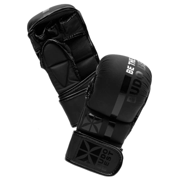Mănuși MMA Budo Best „24” din piele naturală, cu prindere velcro profesională – protecție, confort și durabilitate pentru antrenamente și competiții