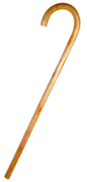Baston cu maner curb