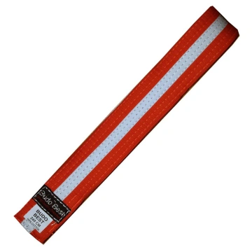 Centura BJJ Portocaliu/Alb - 4 cm