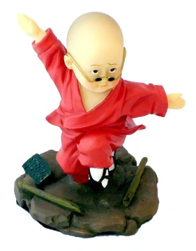 Figurina Shaolin - Rosu (2)