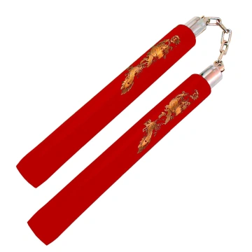 Nunchaku Lant Soft Rigid – Roșu