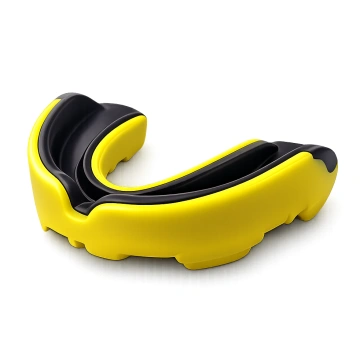 Protecție Dentară Budo Best YE-026-2B cu Cutie – GalbenNegru și NegruRoz Mouthguard pentru Box, MMA, Kickboxing și Muay Thai - Img 6
