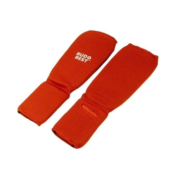 Tibiere ciorap cu protectie metatarsiene din polycotton, semielastice – Roșu