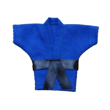 Breloc mini-judogi – Albastru