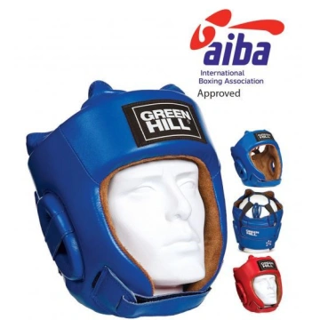 Casca de box Green Hill Five Star, aprobata AIBA – Albastru