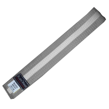 Centura BJJ Gri/Alb - 4 cm