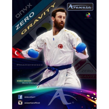 Kimono Karate Kumite Arawaza Onyx Zero Gravity - Aprobat WKF