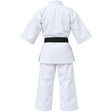 Kimono Kyokushin Budo Best Standard alb – vedere din spate
