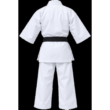 Kimono Kyokushin Budo Best Standard alb – vedere din spate