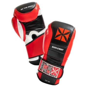 Mănuși de box Budo Best Bellum – piele naturală premium, gel protector și design elegant
