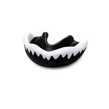 Protecție Dentară Vampir Budo Best YE-026-2C cu Cutie – Alb/Negru, Alb/Albastru, Alb/Roșu | Mouthguard pentru Box, Kickboxing, MMA și Arte Marțiale