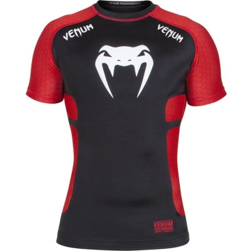 Venum "Absolute" Compression T-shirt Black/Red - Mâneci scurte