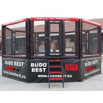 Cușcă MMA cu platformă, formă octogonală