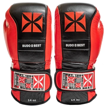 Mănuși de box Budo Best Bellum – piele naturală premium, gel protector și design elegant