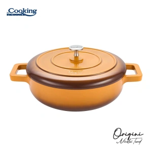 Cratita din aluminiu turnat Nicolai 26 cm, 3.4 L, cu capac
