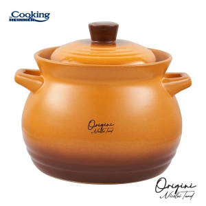 Oala ceramica cu capac Nicolai Tand 4.5 L, 17 x 18 cm, Cooking by Heinner
