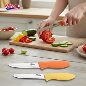 Set 2 Cutite Universale Nera Vanora Home | Cutite Bucatarie