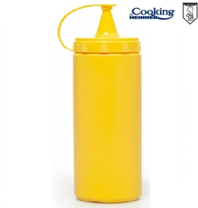 Sticla Dispenser pentru Sosuri 700 ml Galbena din Plastic – Chef Line Cooking by Heinner
