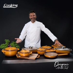 Cratita Aluminiu Turnat Nicolai 26 cm 3.4 L cu Capac