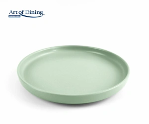 Farfurie Desert din Ceramica 20 cm Yvonne Heinner, Verde