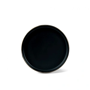 Serviciu Masa 18 Piese Ceramica Imperial Heinner, Negru Auriu