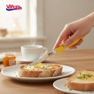 Set 2 Cutite Universale Nera Vanora Home | Cutite Bucatarie