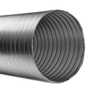 Tub flexibil evacuare Heinner 2.5m, D120mm, aluminiu