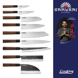 Cutit Nakiri 18 cm Rikito Watanabe Samurai Gourmet | Heinner