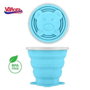 Pahar pliabil silicon 270 ml - Portabil si reutilizabil