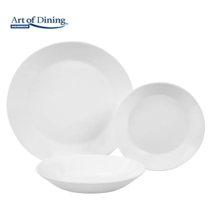 Serviciu de masa din opal alb 18 piese Elya, Art of Dining – set 6 persoane